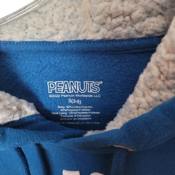 Peanuts Forever Friends Blue Hoodie S - Picture 3 of 11